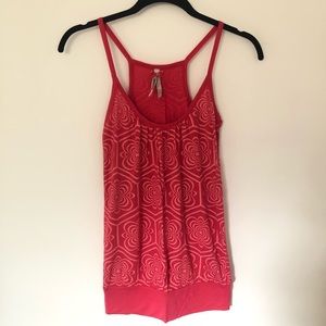 Garage Patterned Racer Back Tank